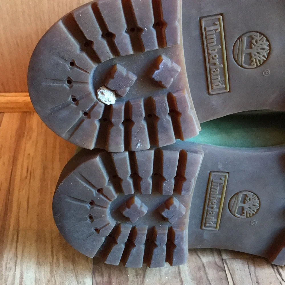 RARE Timberland MONEY GREEN 10 DJ Khaled LIMITED EDITION LACE Boots Leather VGUC